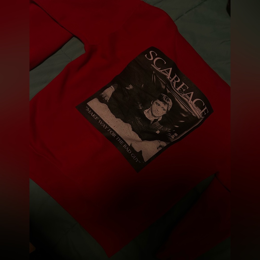 Size M red hoodie